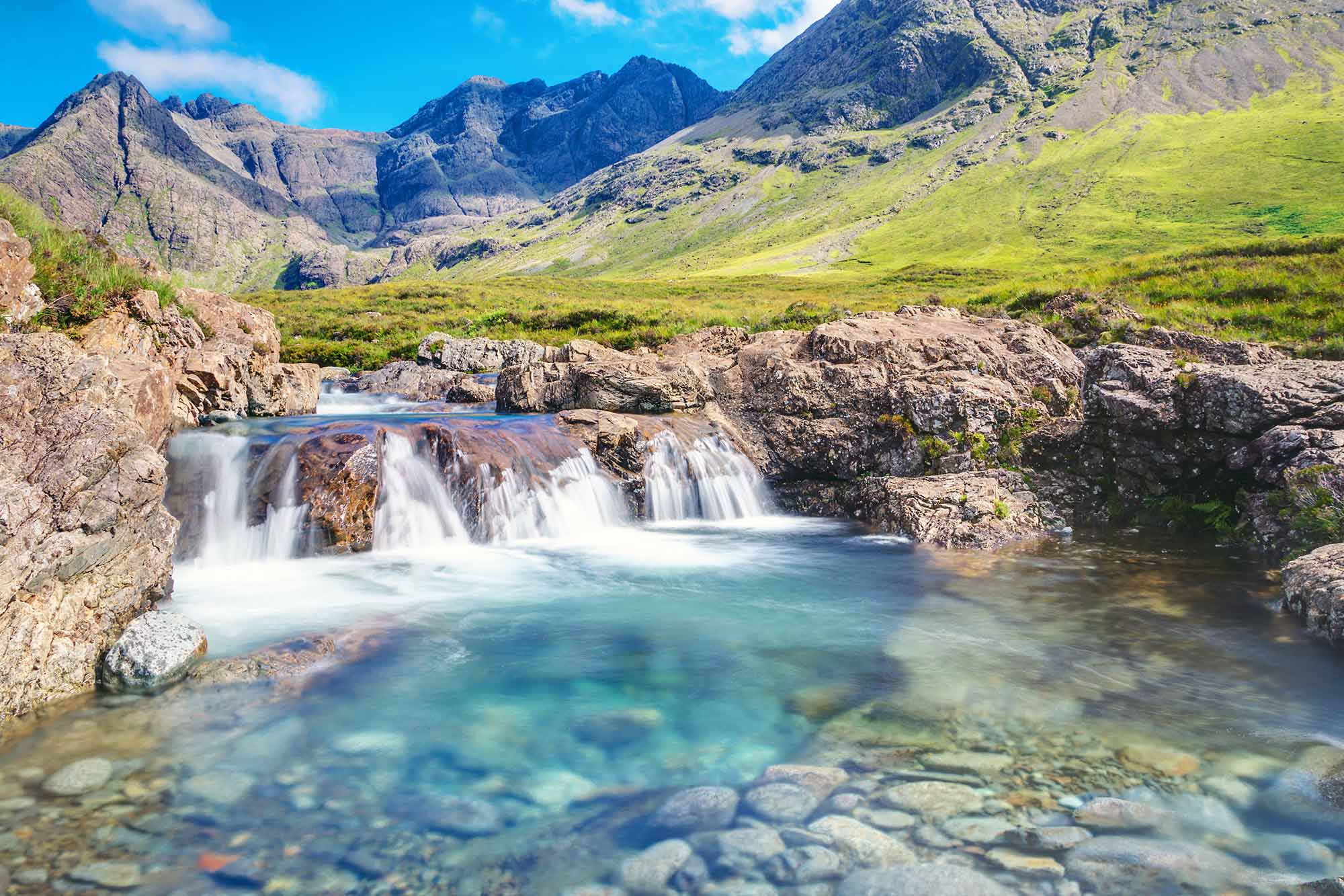 The Fairy Pools on the Isle of Skye